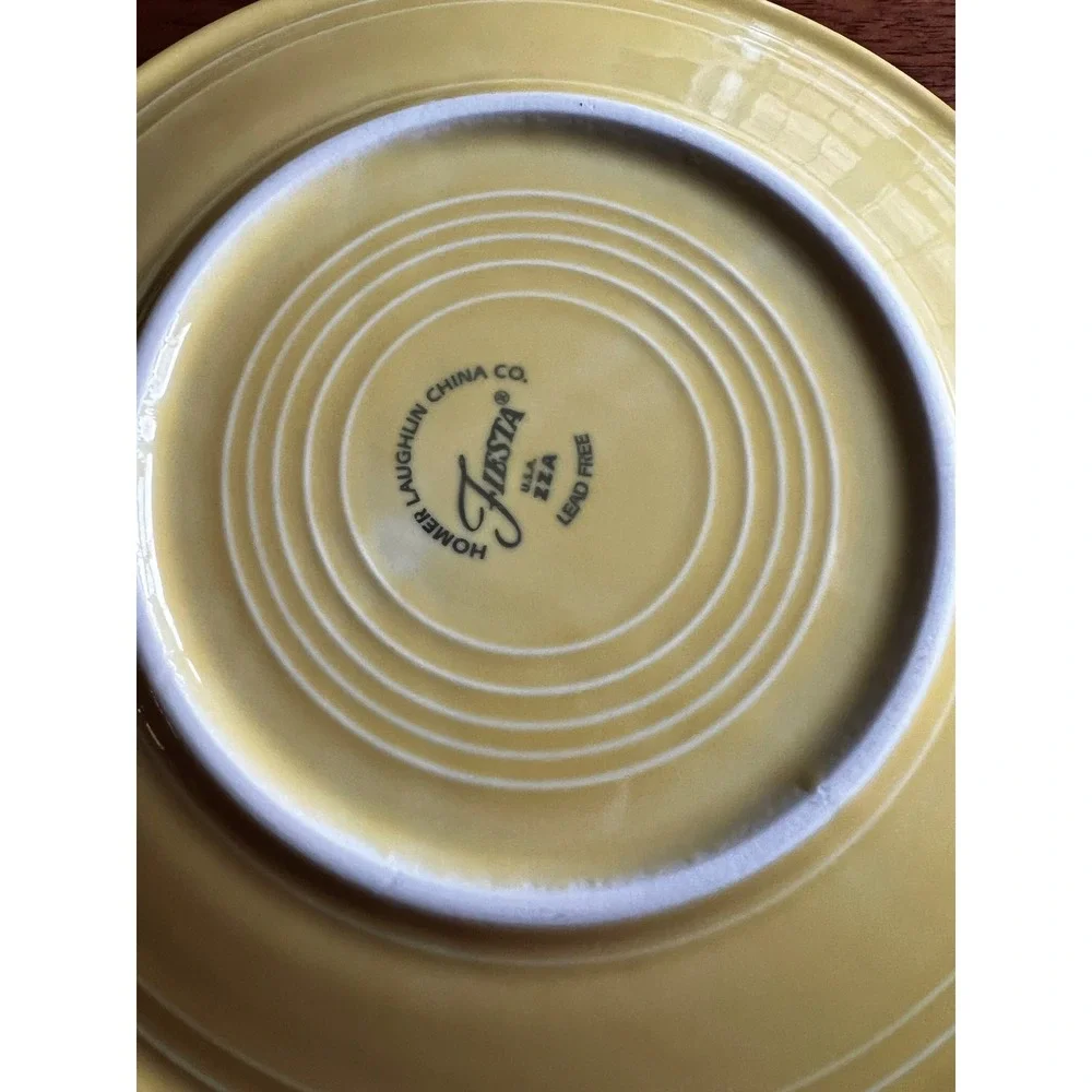 Fiesta Homer Laughlin China Co Lead Free Plates Set Of 8 Vibrant‎ Colors Vintage